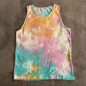 ULTRVLT Tye Dye Tank Top Large
